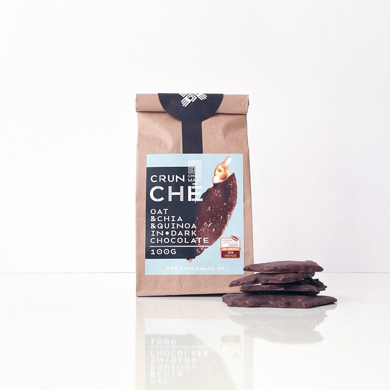 CrunCHÉ chia étcsokoládéban 100g – mini