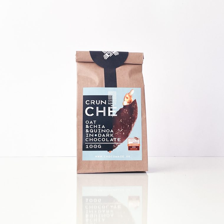 CrunCHÉ chia étcsokoládéban 100g – mini